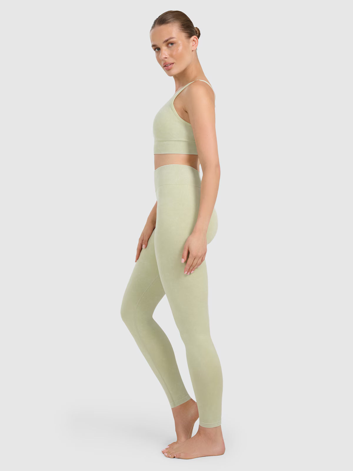 Legginsy do jogi i pilatesu bezszwowe damskie
