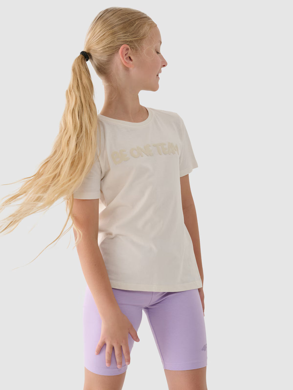 T-shirt z nadrukiem dziewczęcy