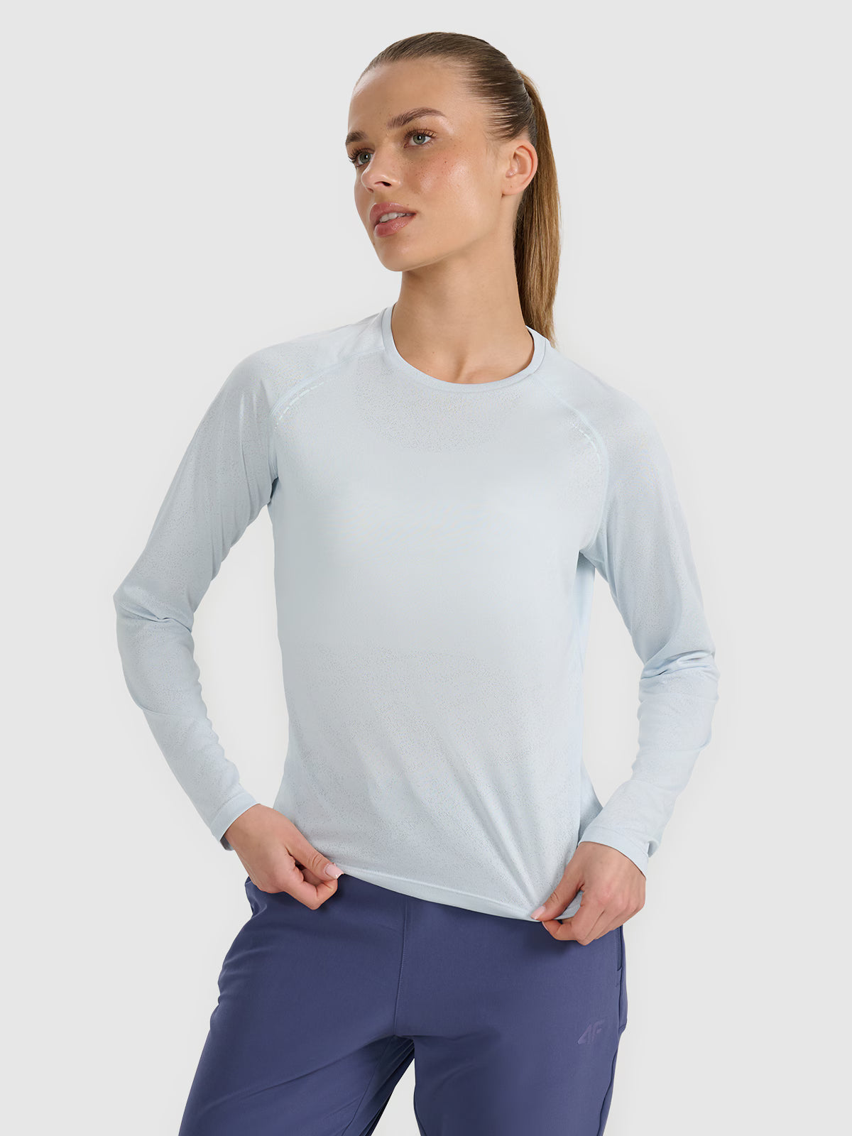 Longsleeve do biegania w terenie szybkoschnący damski