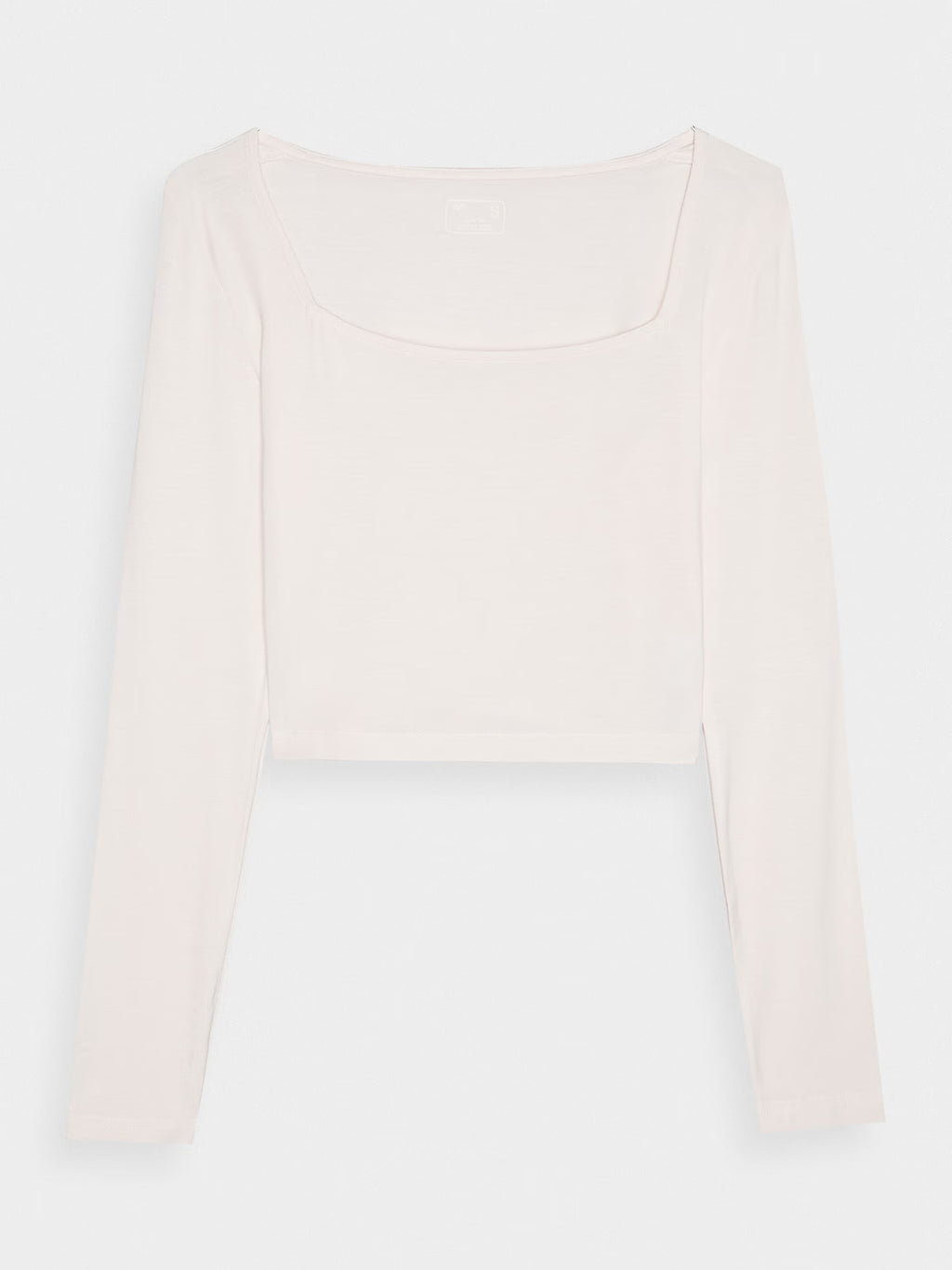 Longsleeve slim gładki damski