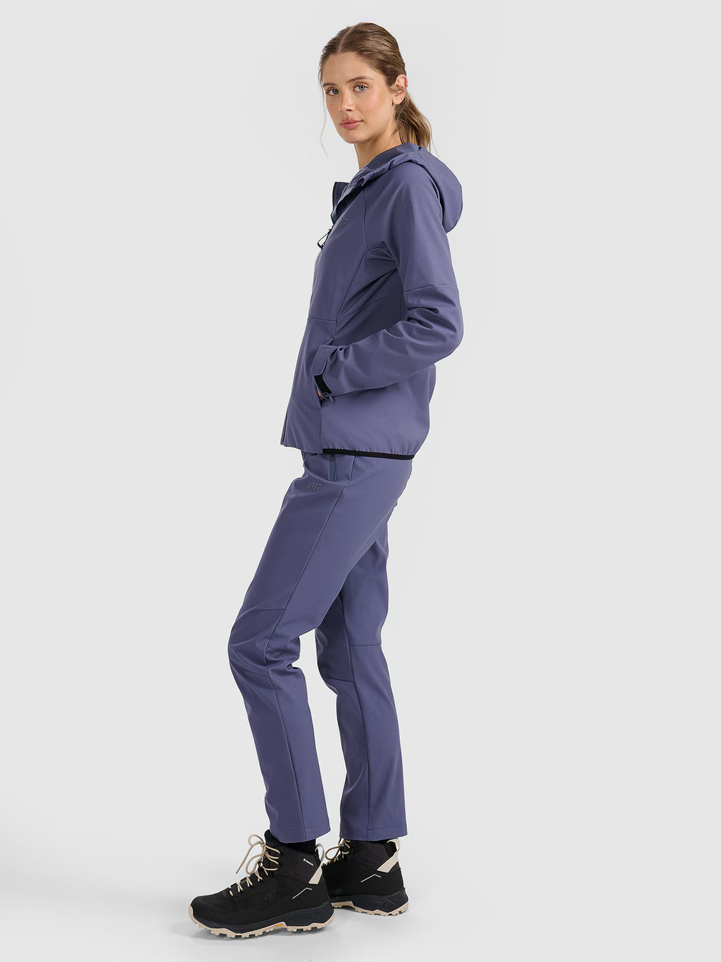 Spodnie trekkingowe softshell membrana 10000 damskie