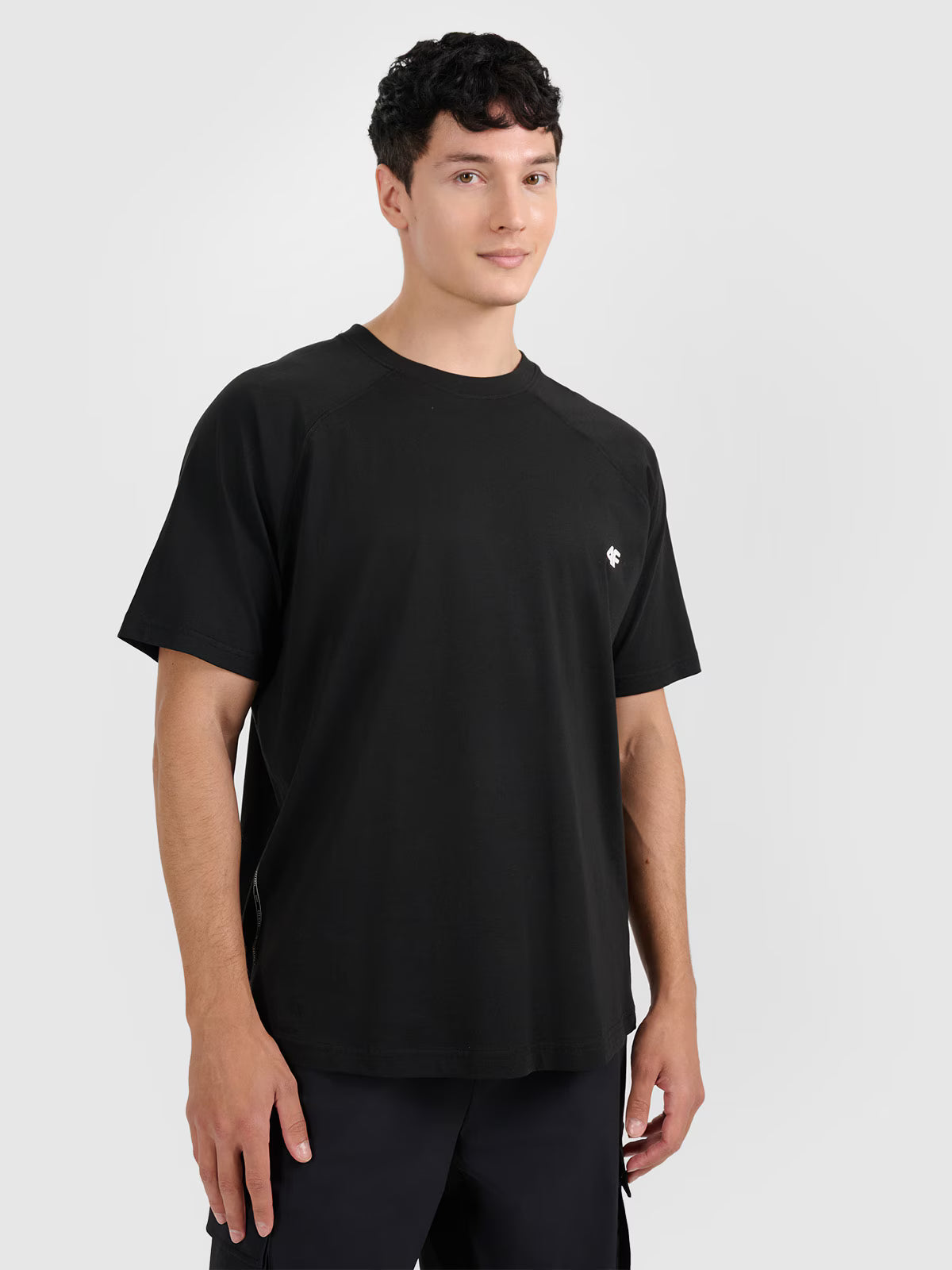 T-shirt oversize gładki męski