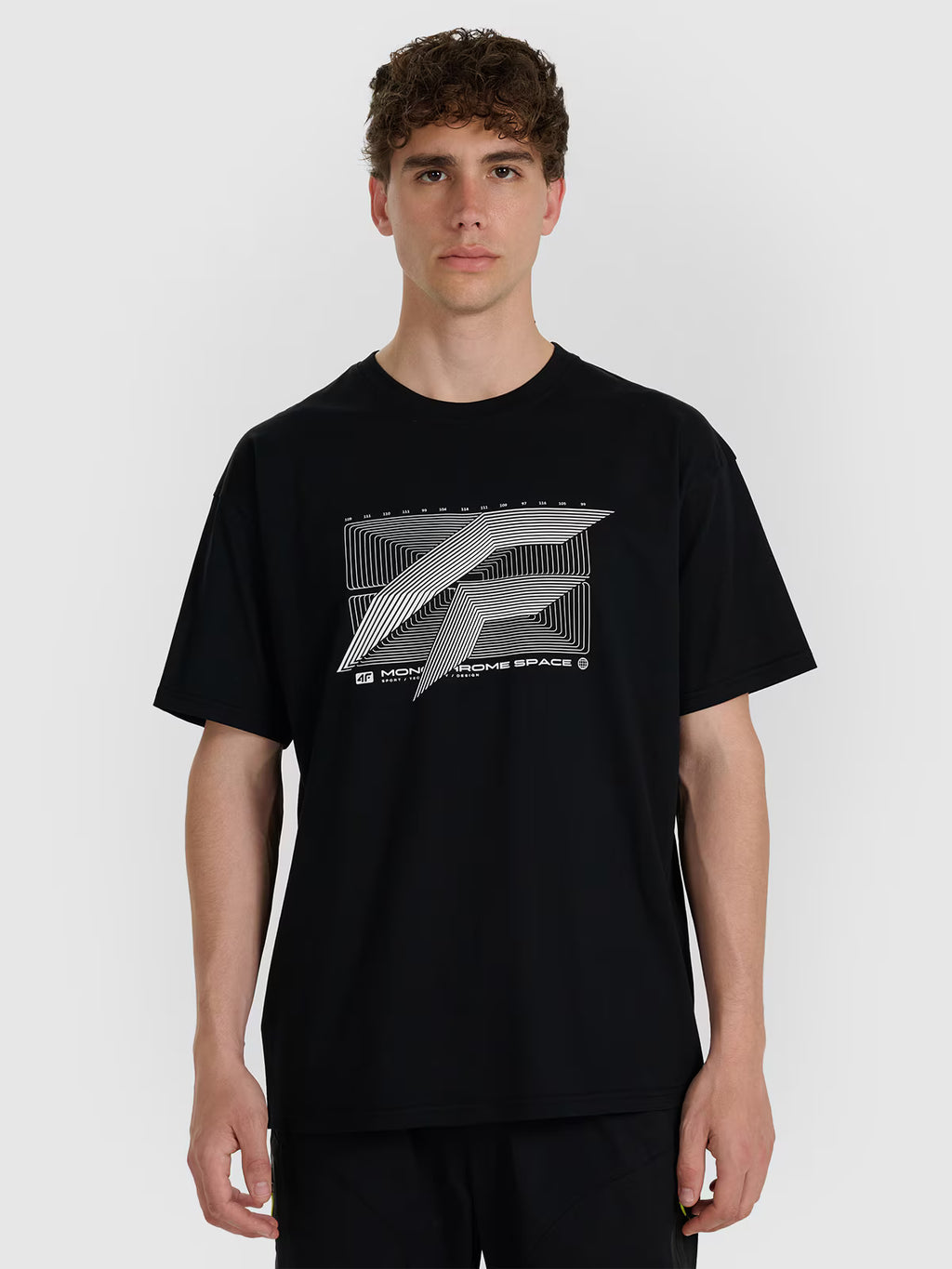 T-shirt regular z nadrukiem męski