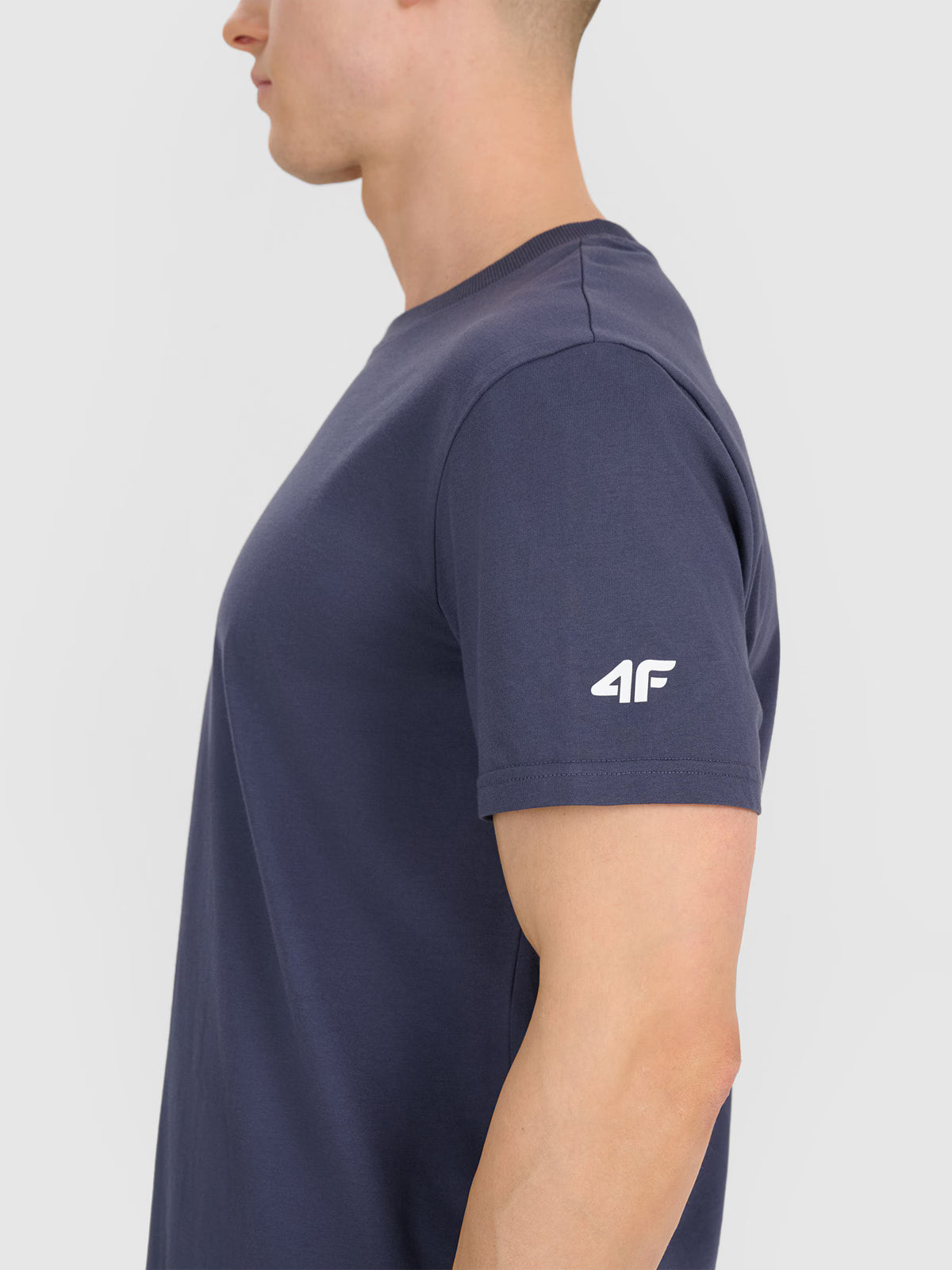 T-shirt regular z nadrukiem męski