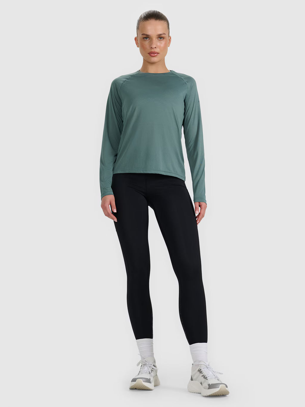 Longsleeve do biegania w terenie szybkoschnący damski