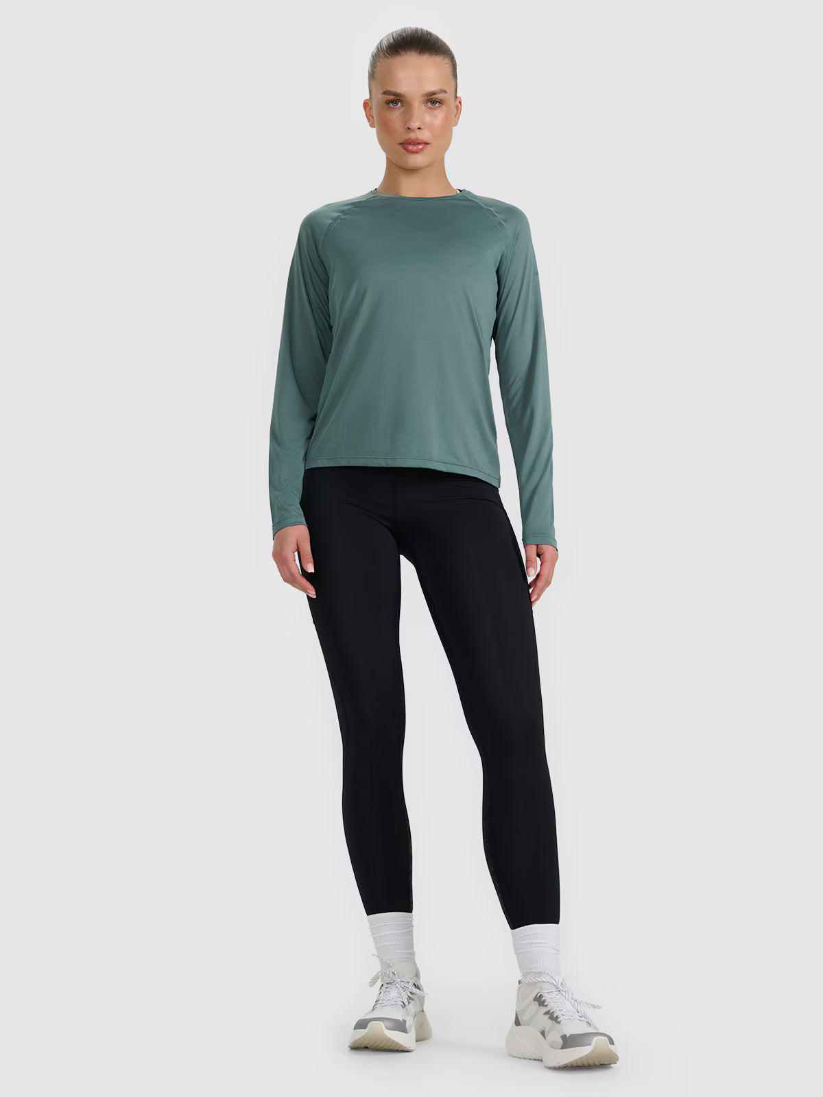 Longsleeve do biegania w terenie szybkoschnący damski