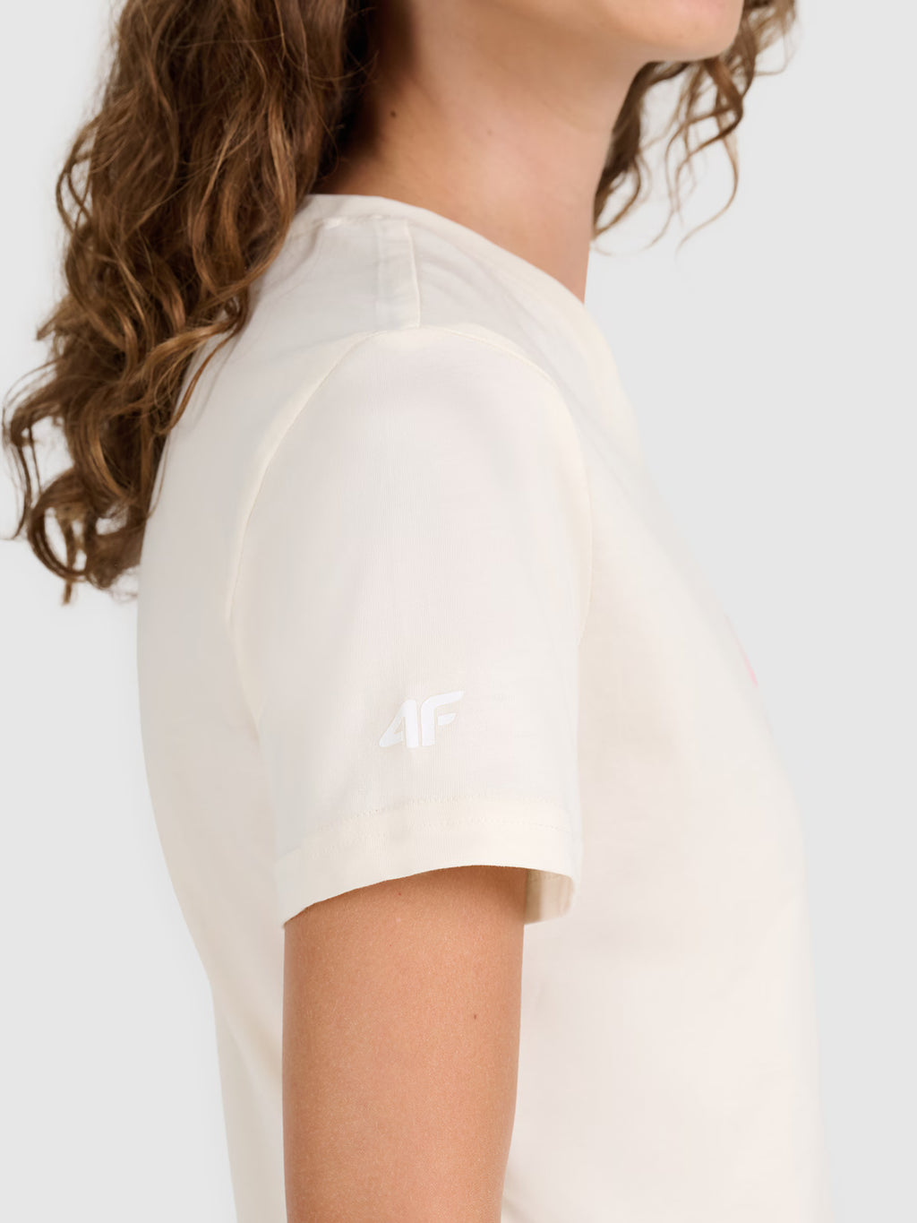 T-shirt regular z nadrukiem damski