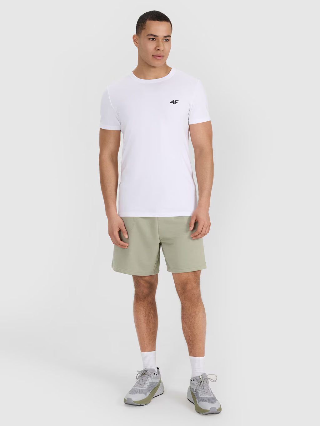 T-shirt slim gładki męski (2-pack)