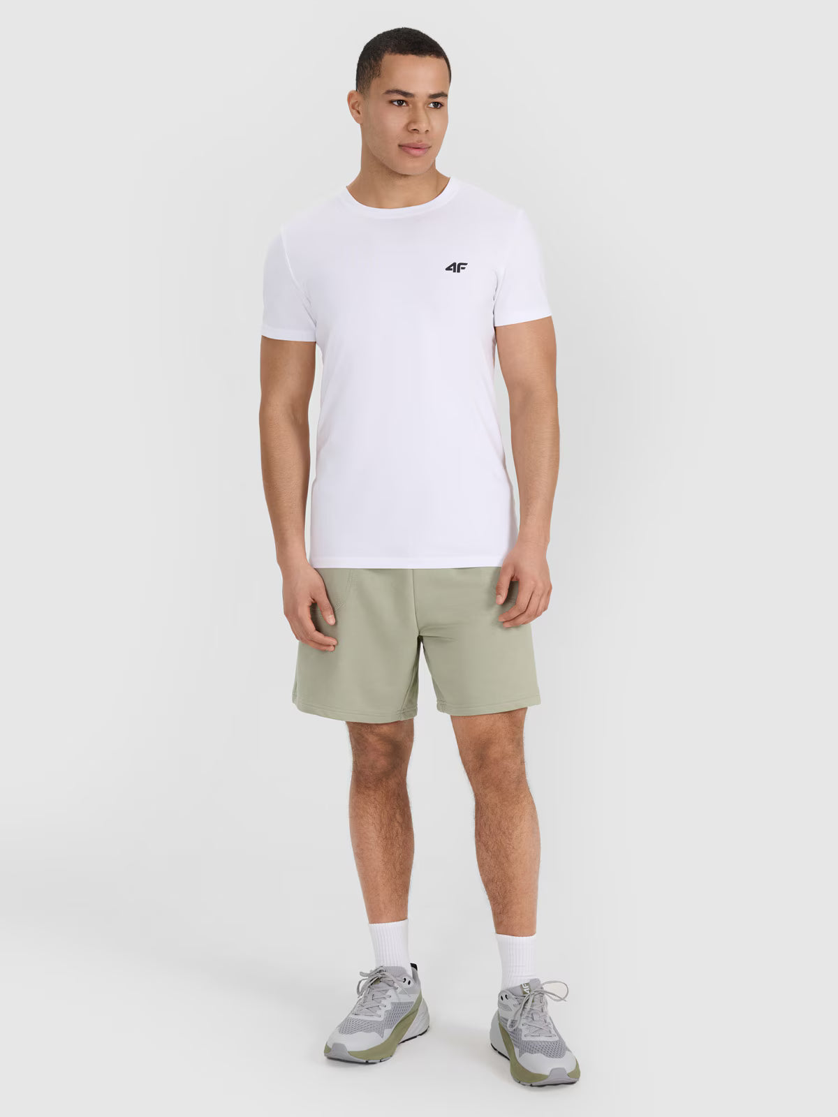 T-shirt slim gładki męski (2-pack)