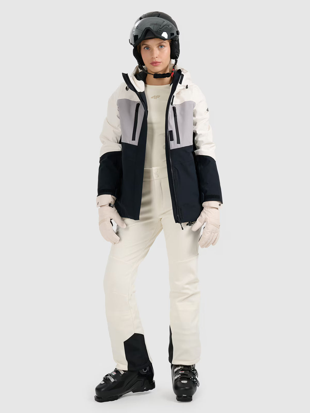 Spodnie narciarskie softshell membrana 10000 damskie