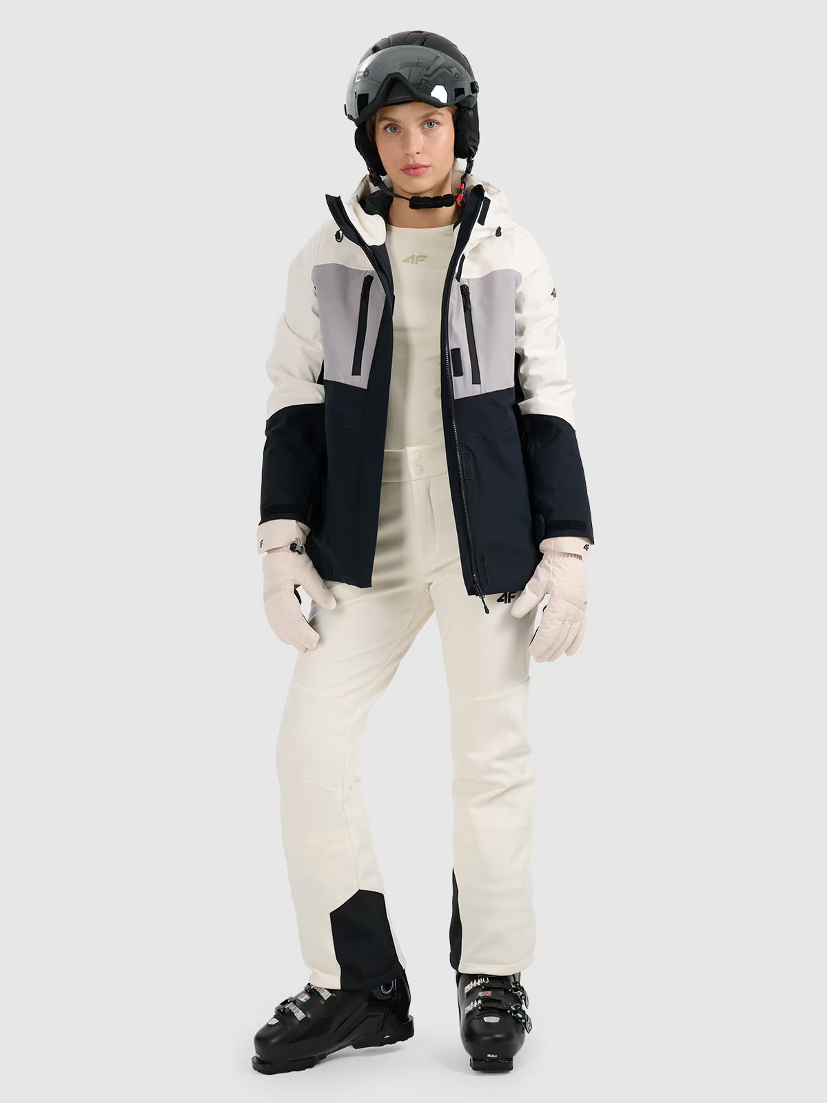 Spodnie narciarskie softshell membrana 10000 damskie