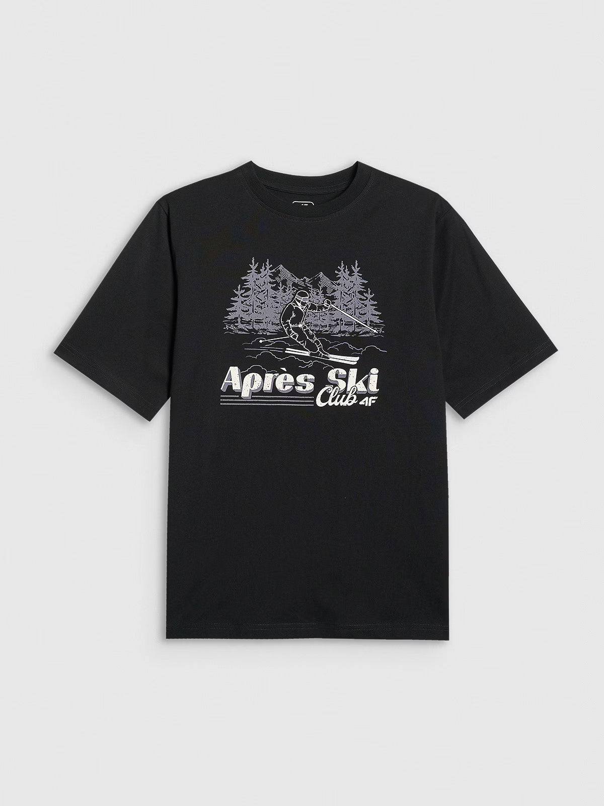 T-shirt loose z nadrukiem chłopięcy