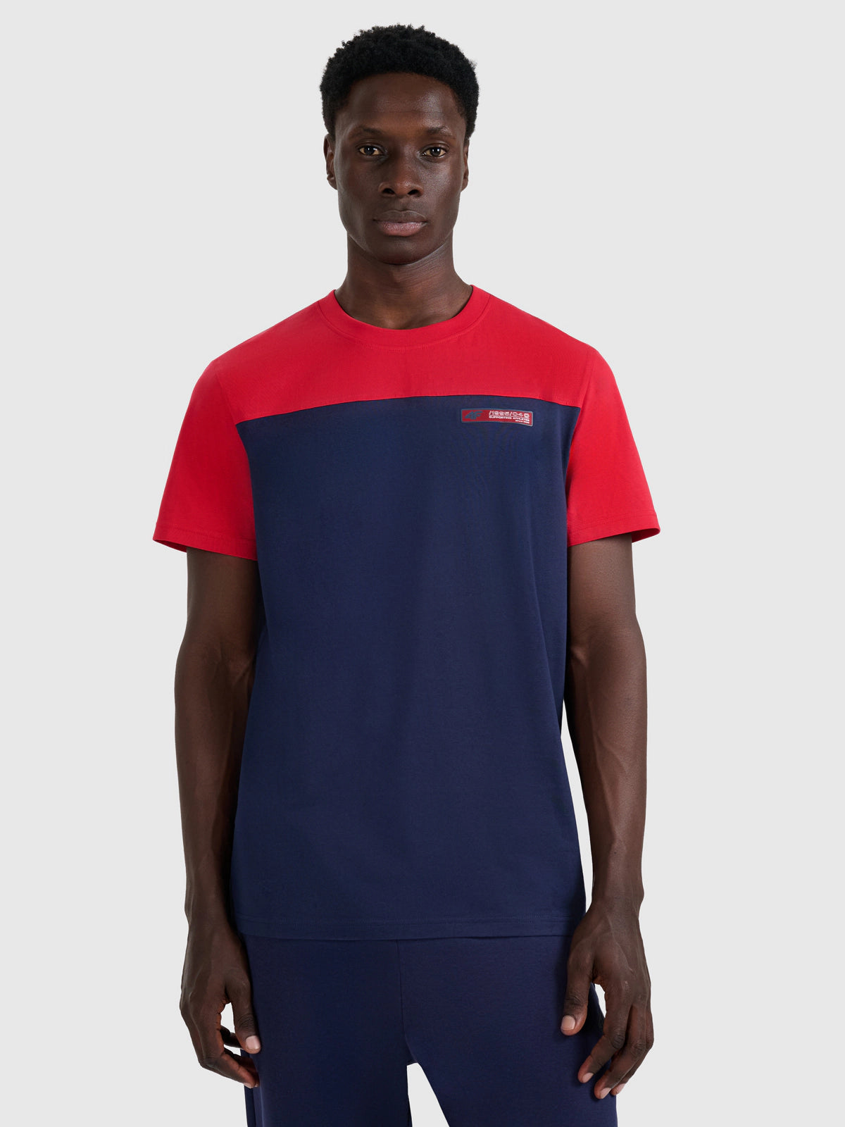 T-shirt regular z nadrukiem męski