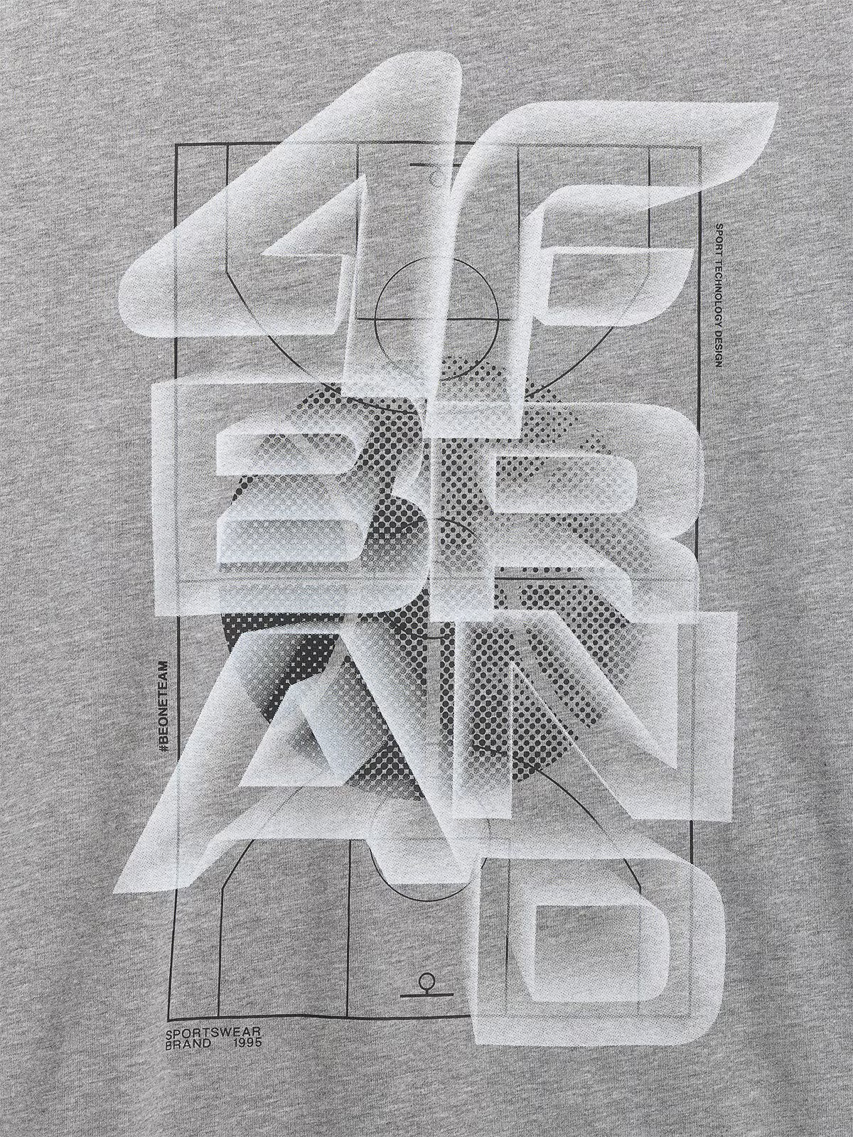 T-shirt regular z nadrukiem męski
