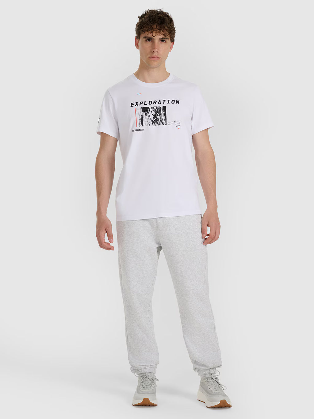 T-shirt regular z nadrukiem męski