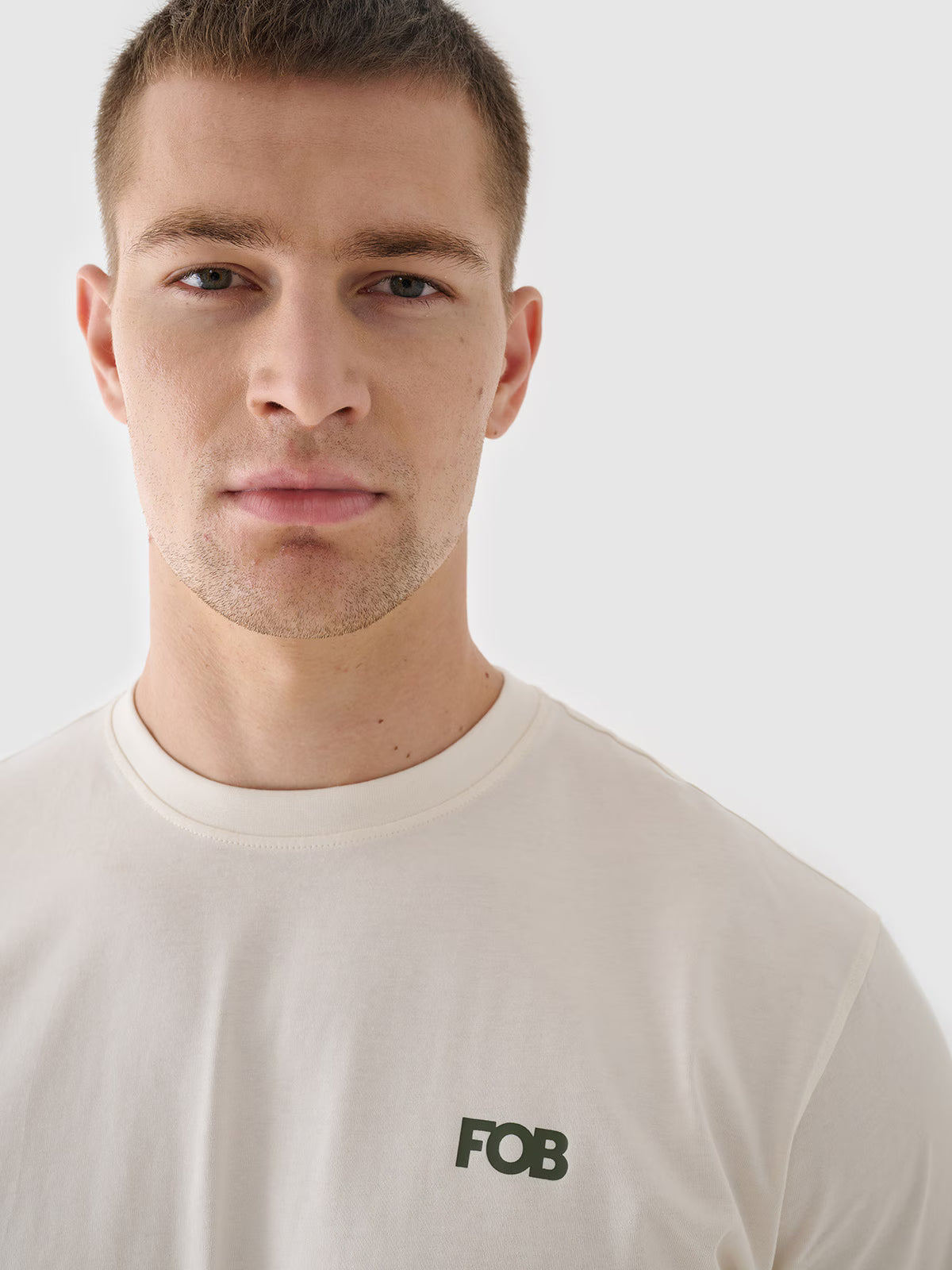 Longsleeve oversize z nadrukiem męski
