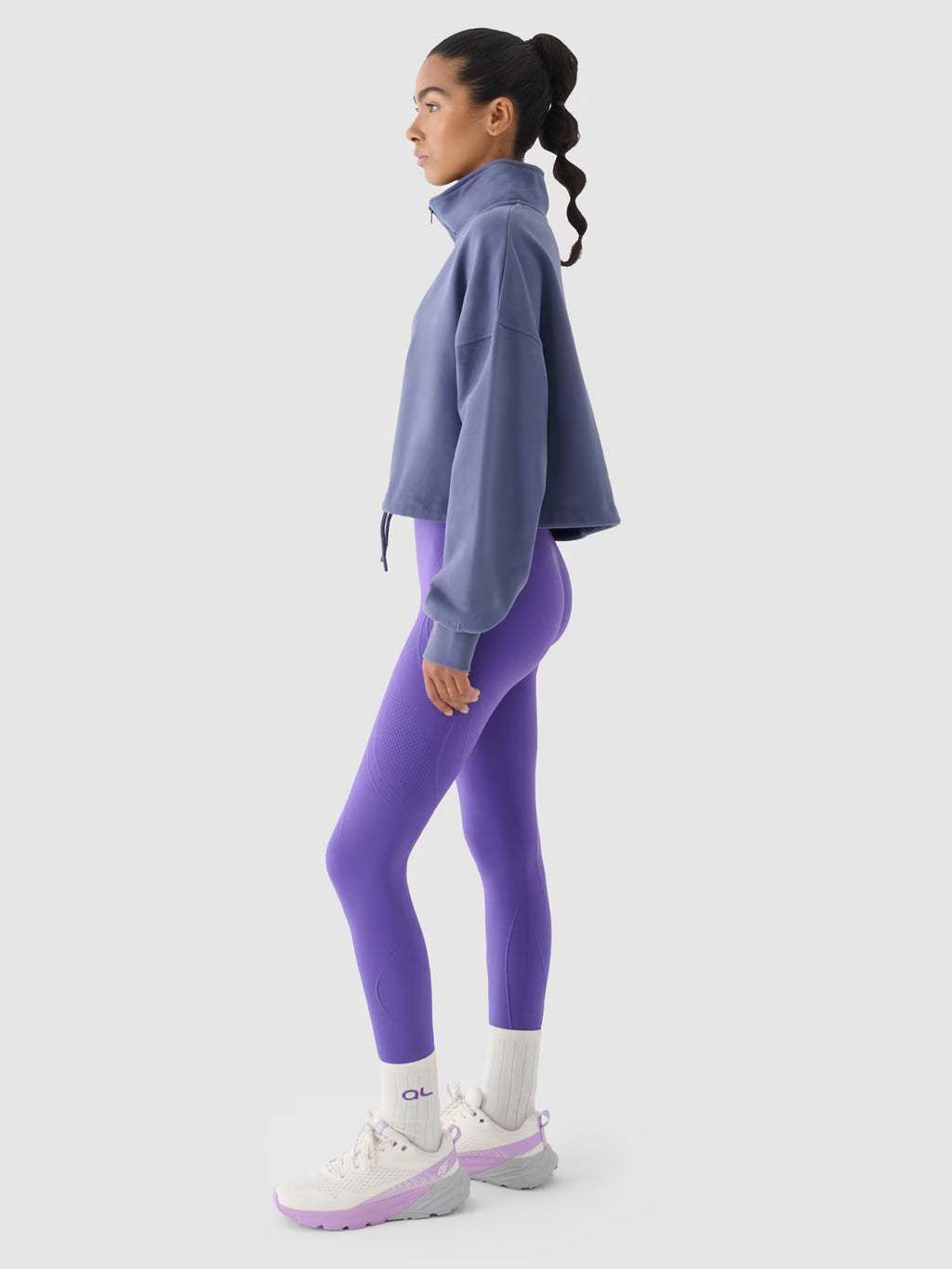 Bluza dresowa bez kaptura damska 4F x Anna Lewandowska