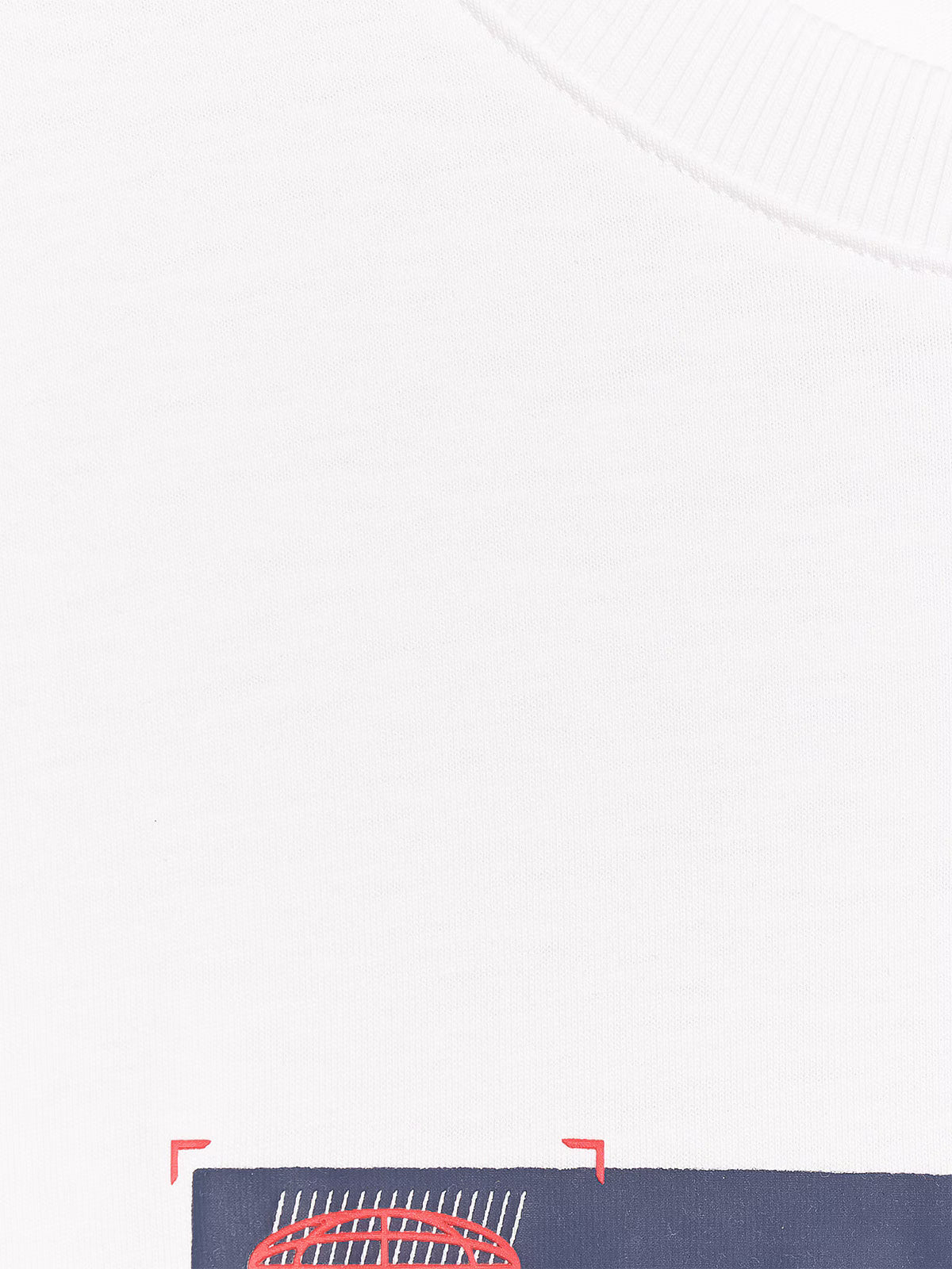 T-shirt oversize z nadrukiem męski