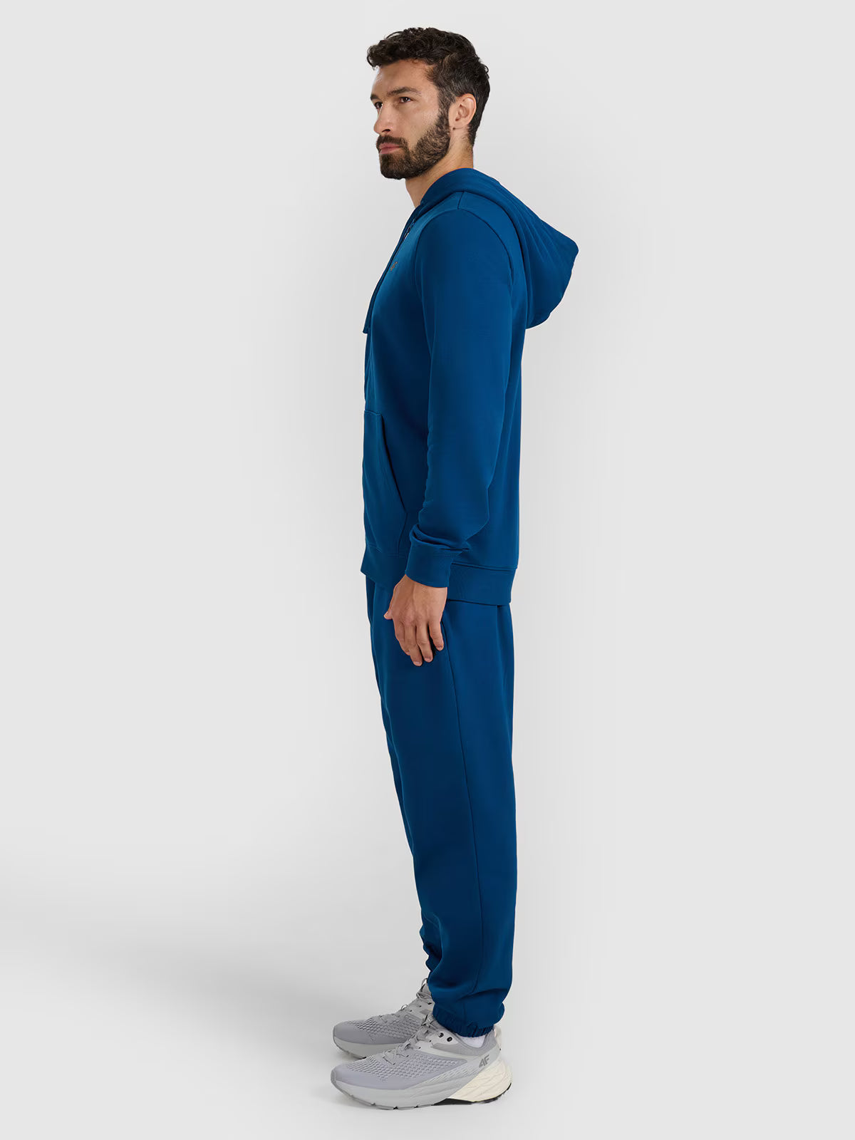 Bluza dresowa rozpinana z kapturem męska