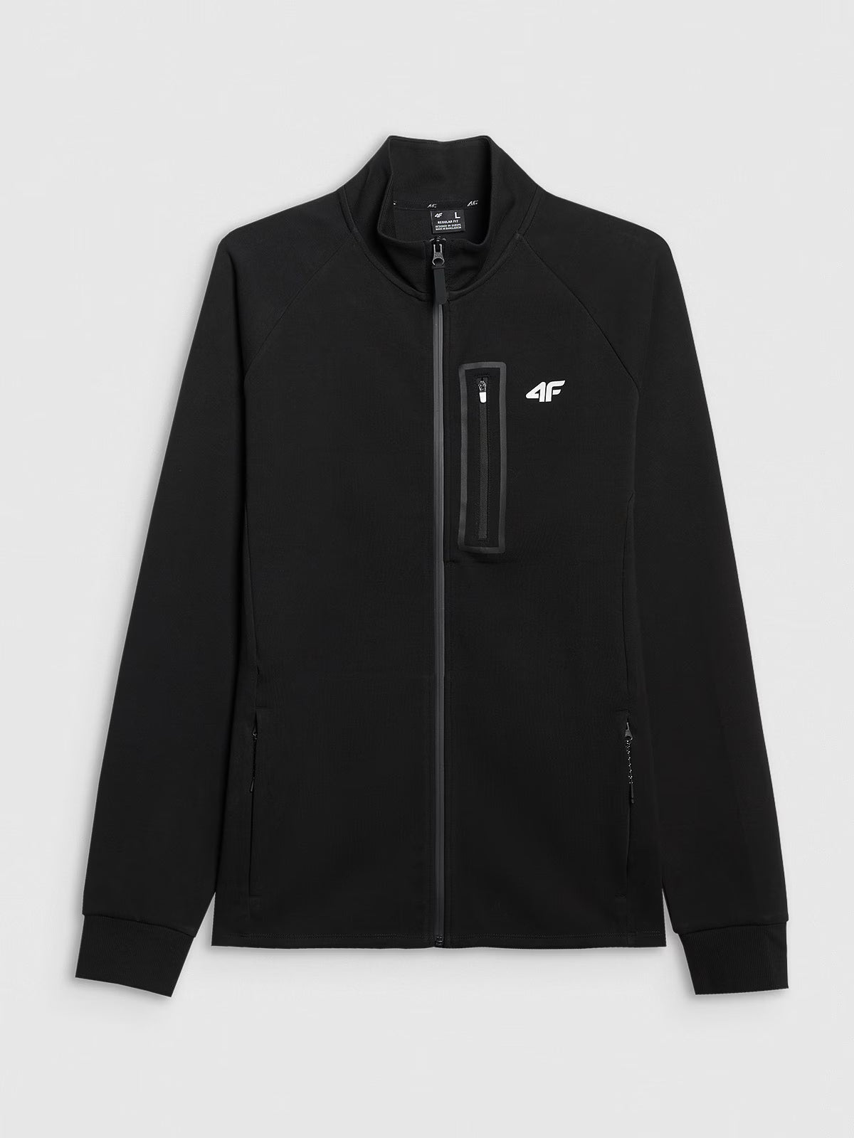 Bluza dresowa rozpinana bez kaptura męska