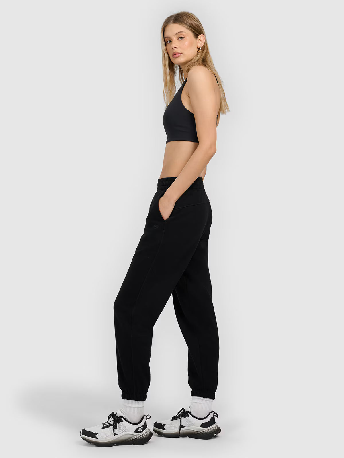 Spodnie dresowe joggery damskie