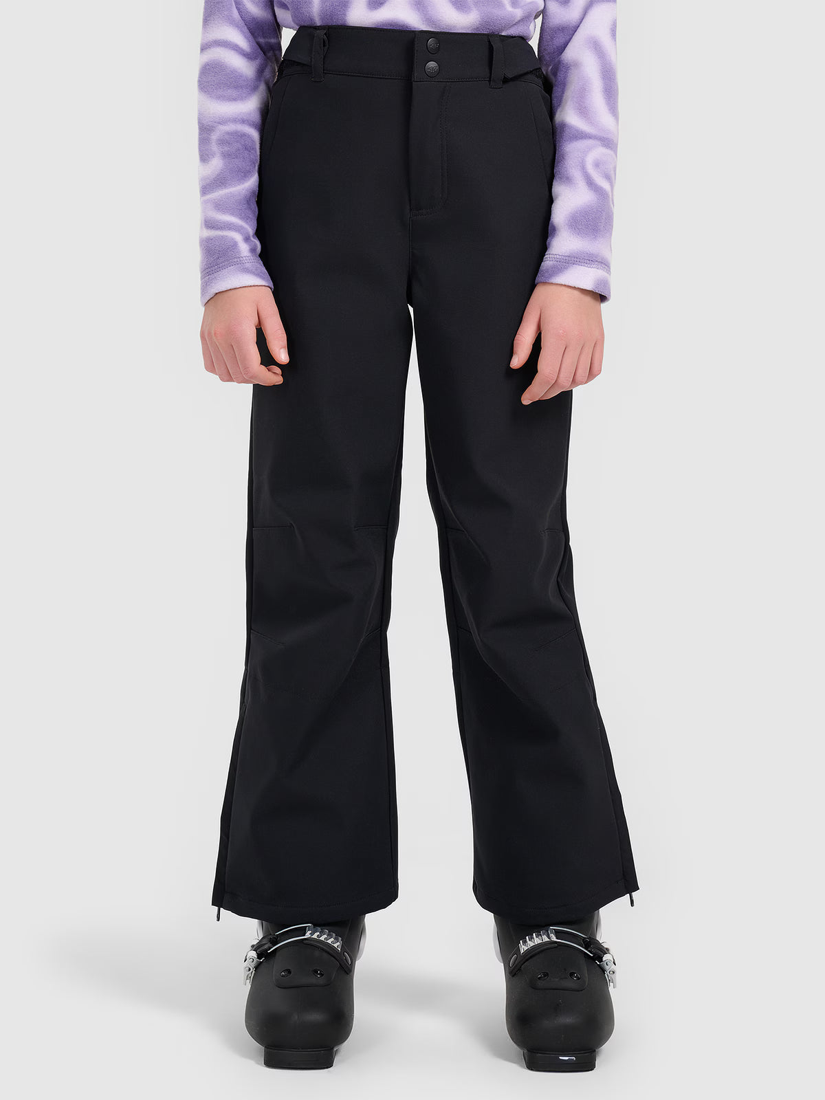 Spodnie narciarskie softshell membrana 5000 dziecięce