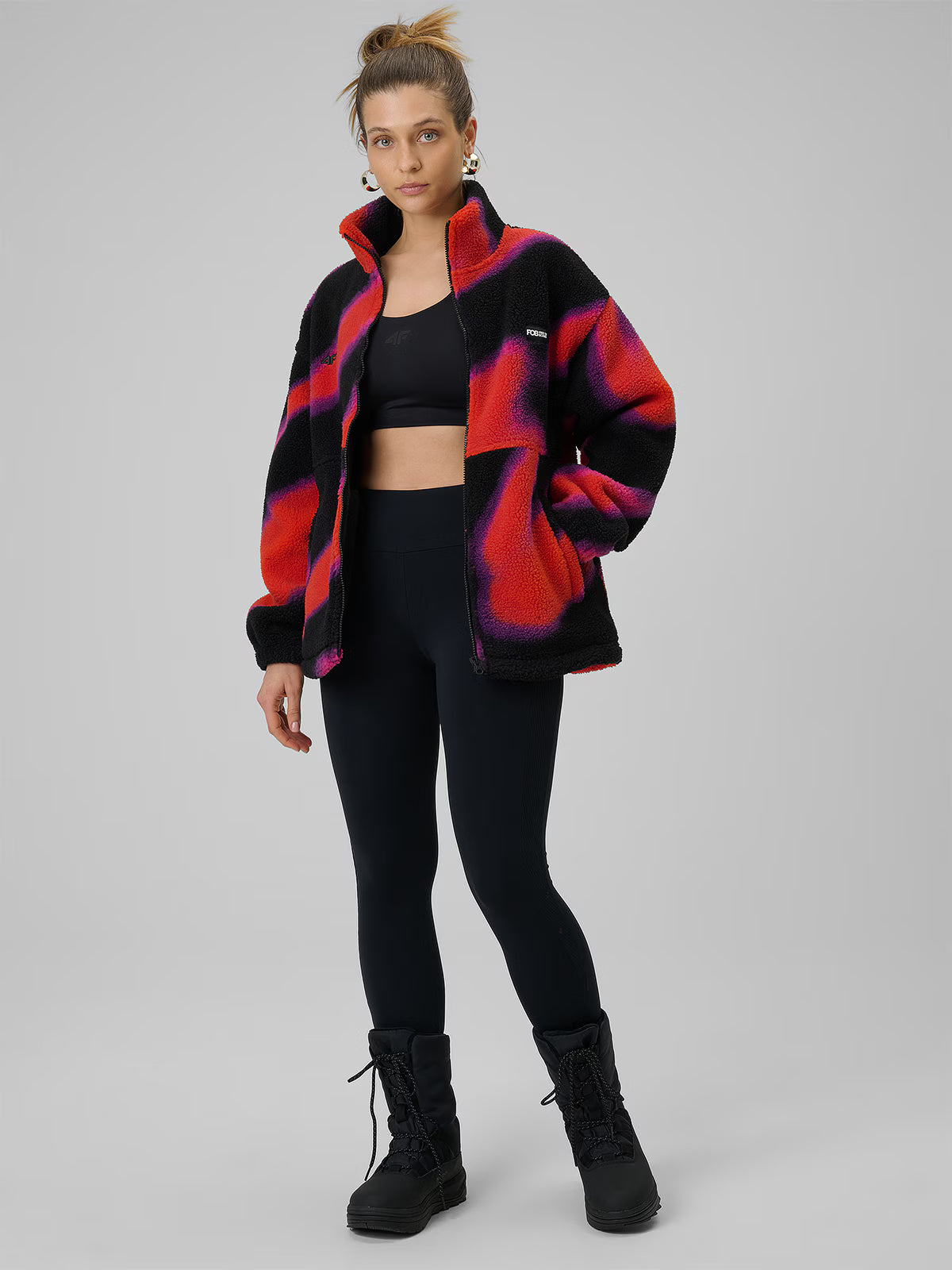 Polar loose bez kaptura damski