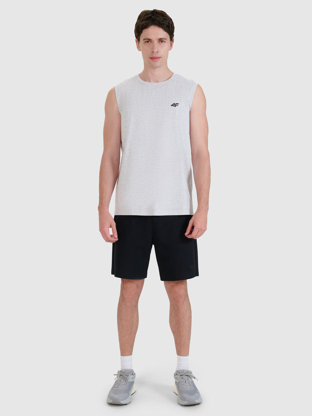 Tank top regular gładki męski