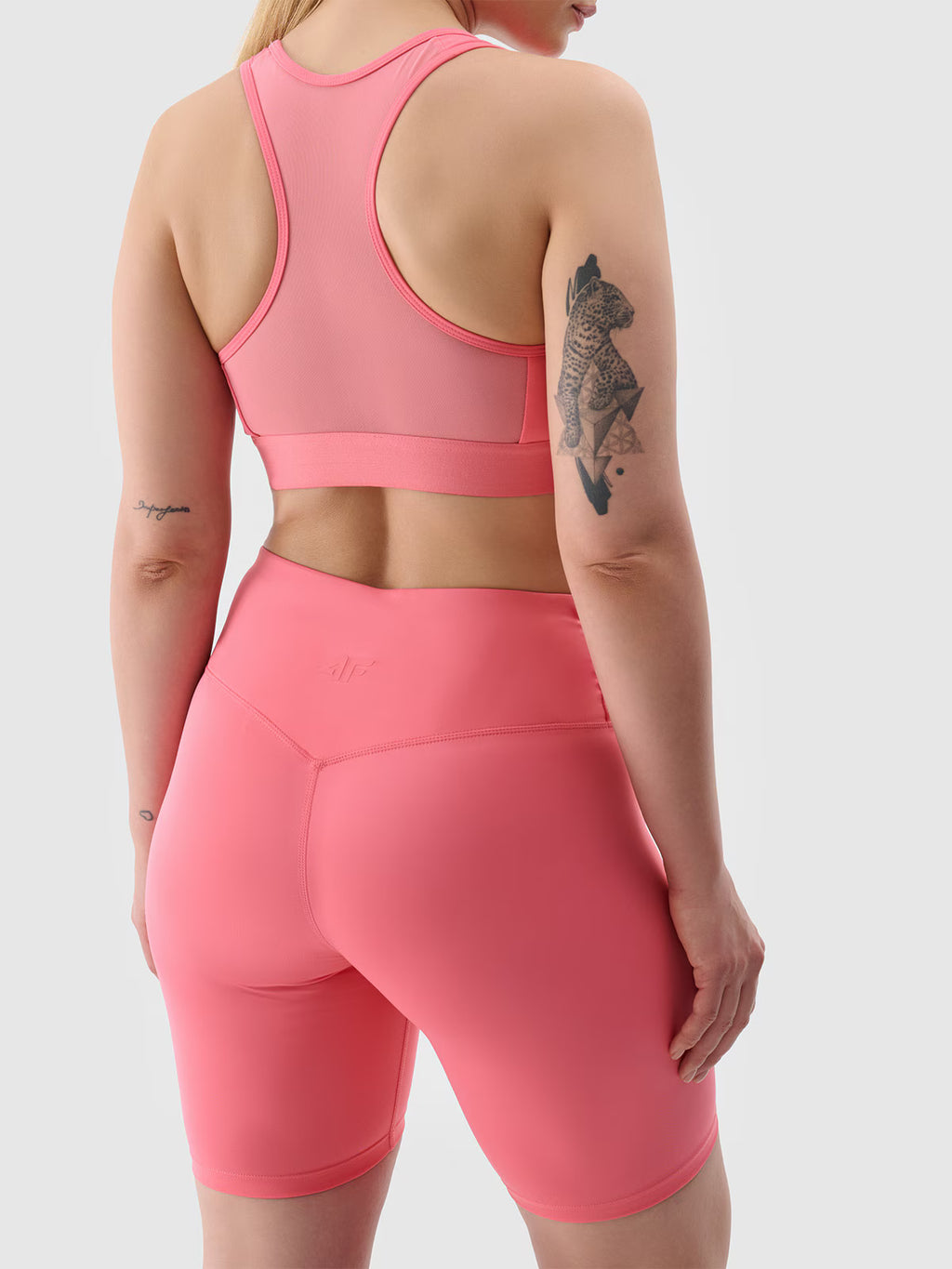 Legginsy kolarki treningowe z materiału z recyklingu damskie