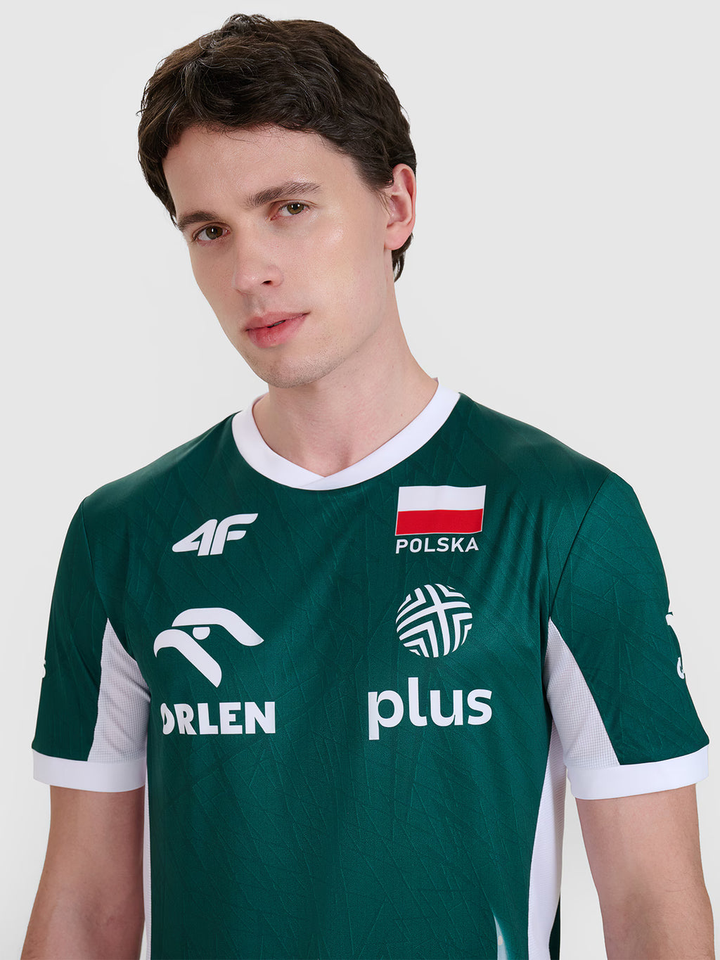 Koszulka meczowa replika domowa z możliwością personalizacji męska 4F x Polska Siatkówka