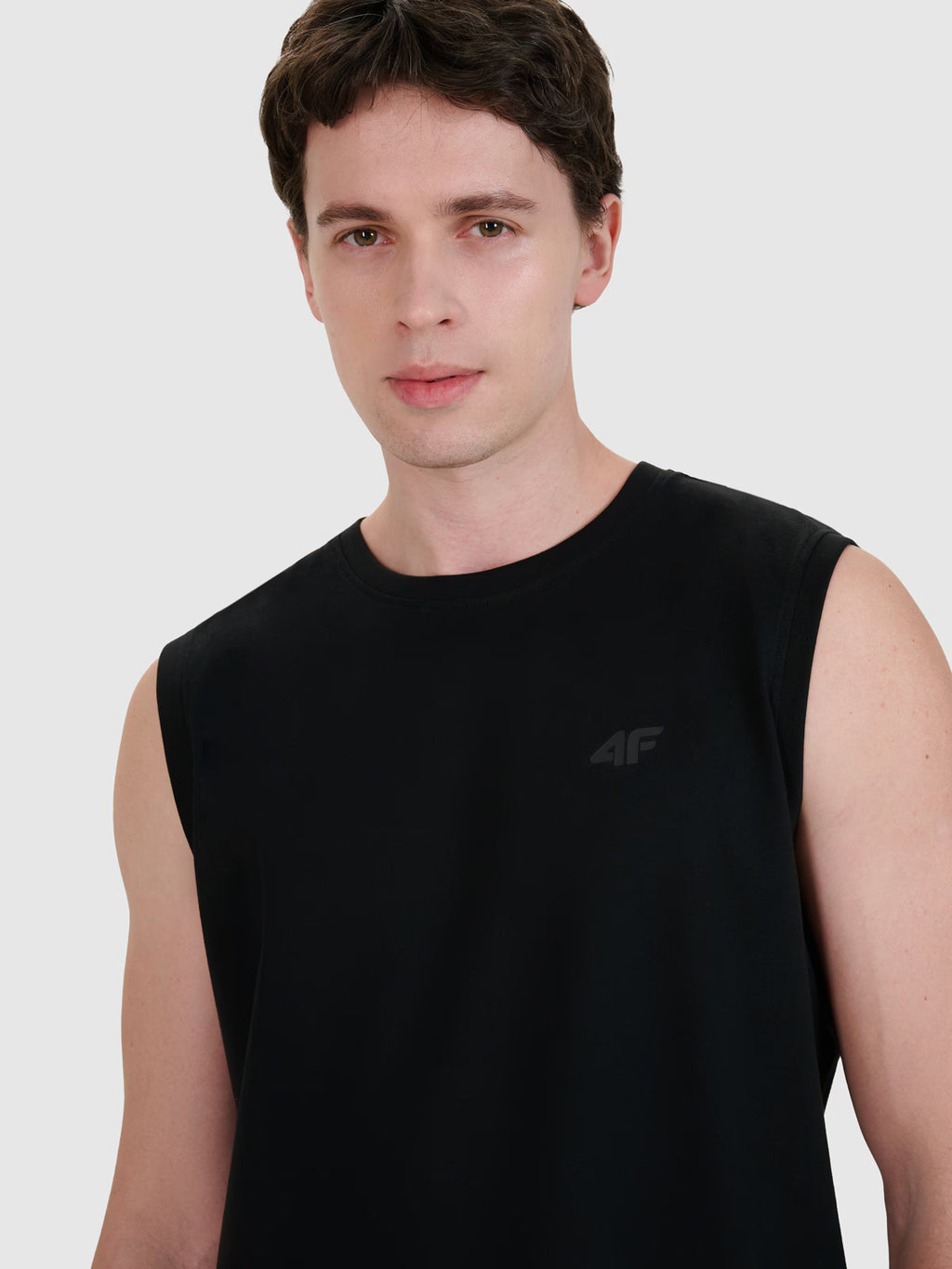 Tank top regular gładki męski