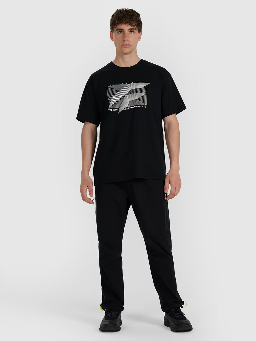 T-shirt regular z nadrukiem męski