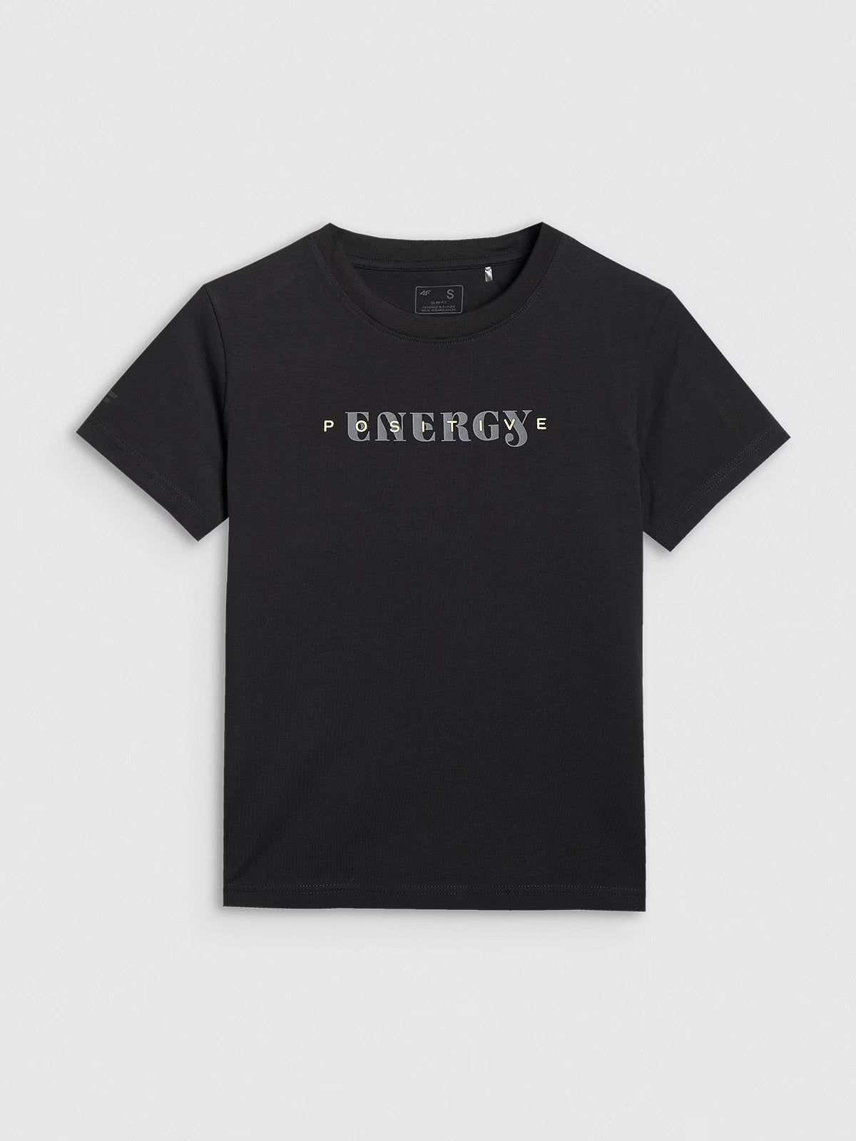T-shirt slim z nadrukiem damski