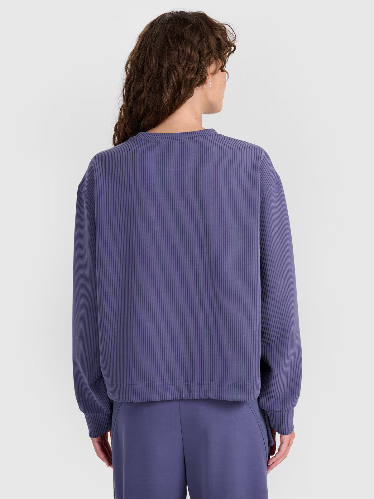 Bluza dresowa nierozpinana z modalem damska