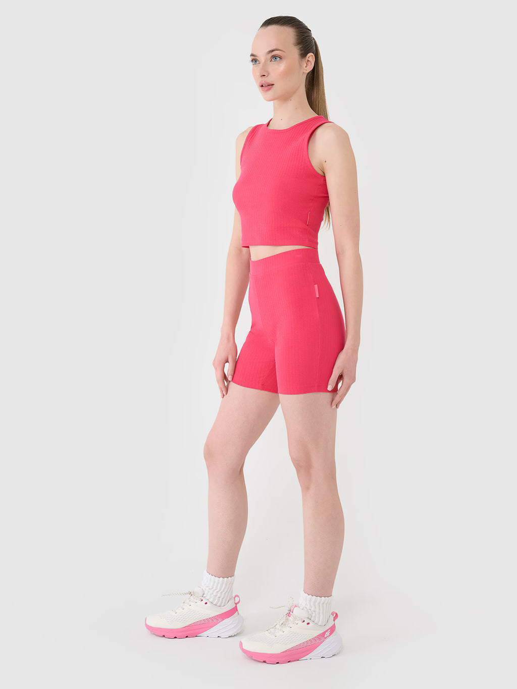 Legginsy krótkie dzianinowe damskie