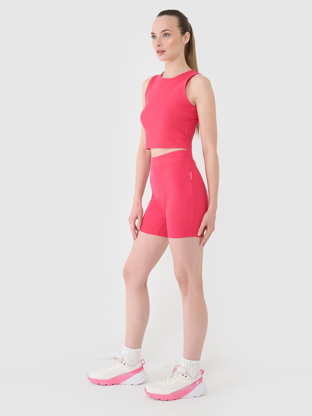 Legginsy krótkie dzianinowe damskie