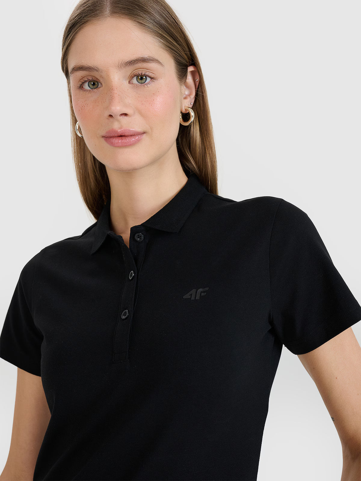 Koszulka polo slim damska