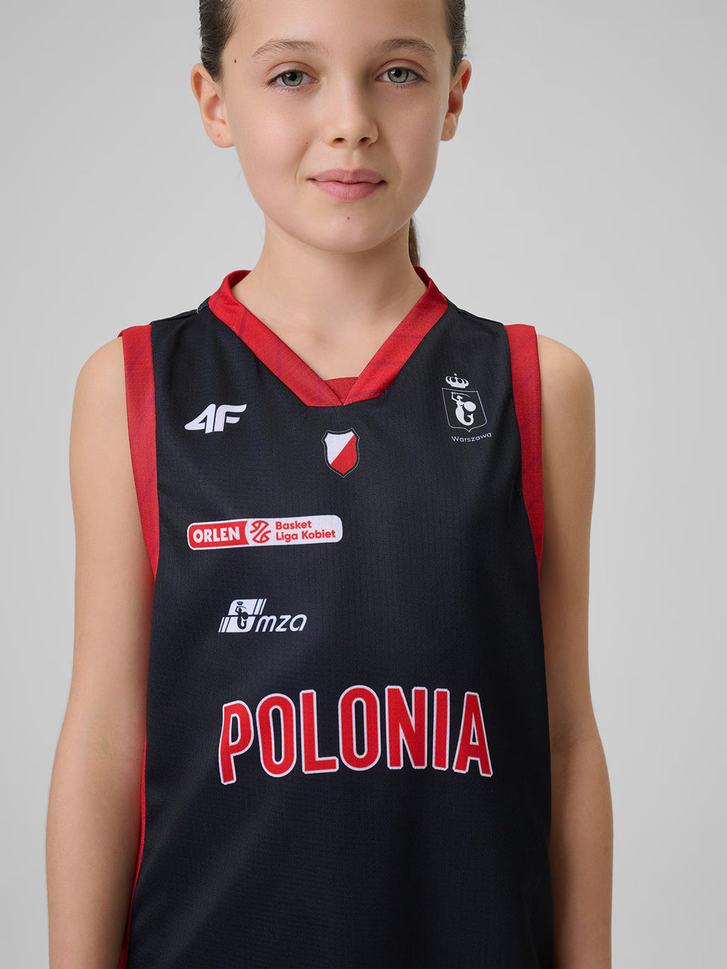 Koszulka meczowa replika domowa z sezonu 2025/26 dziecięca 4F x Polonia Warszawa