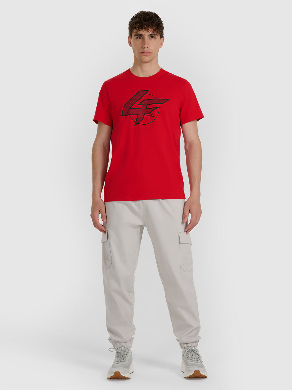 T-shirt regular z nadrukiem męski