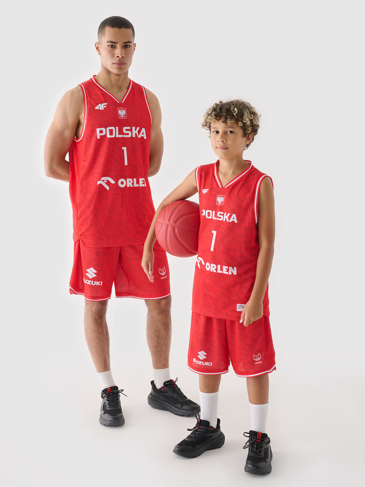 Koszulka reprezentacyjna dziecięca 4F x PZKOSZ 2024 - SOCHAN