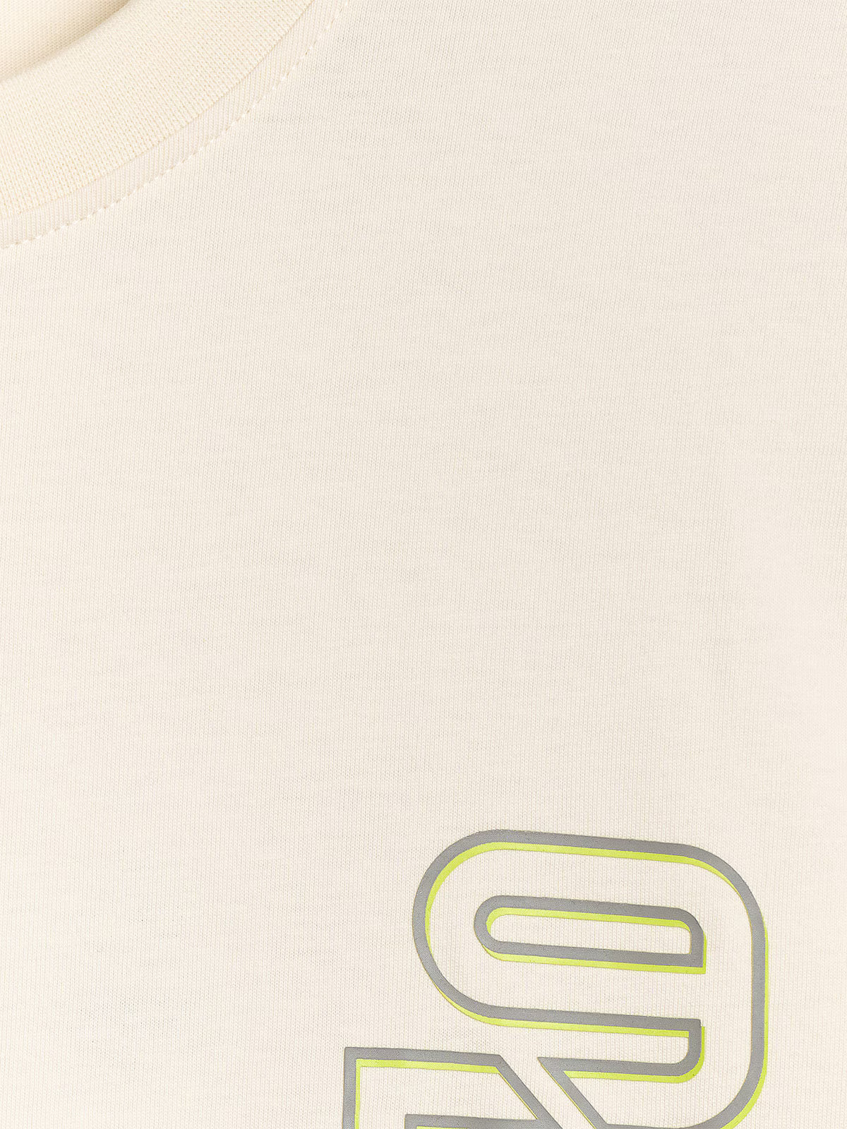 T-shirt oversize z nadrukiem męski