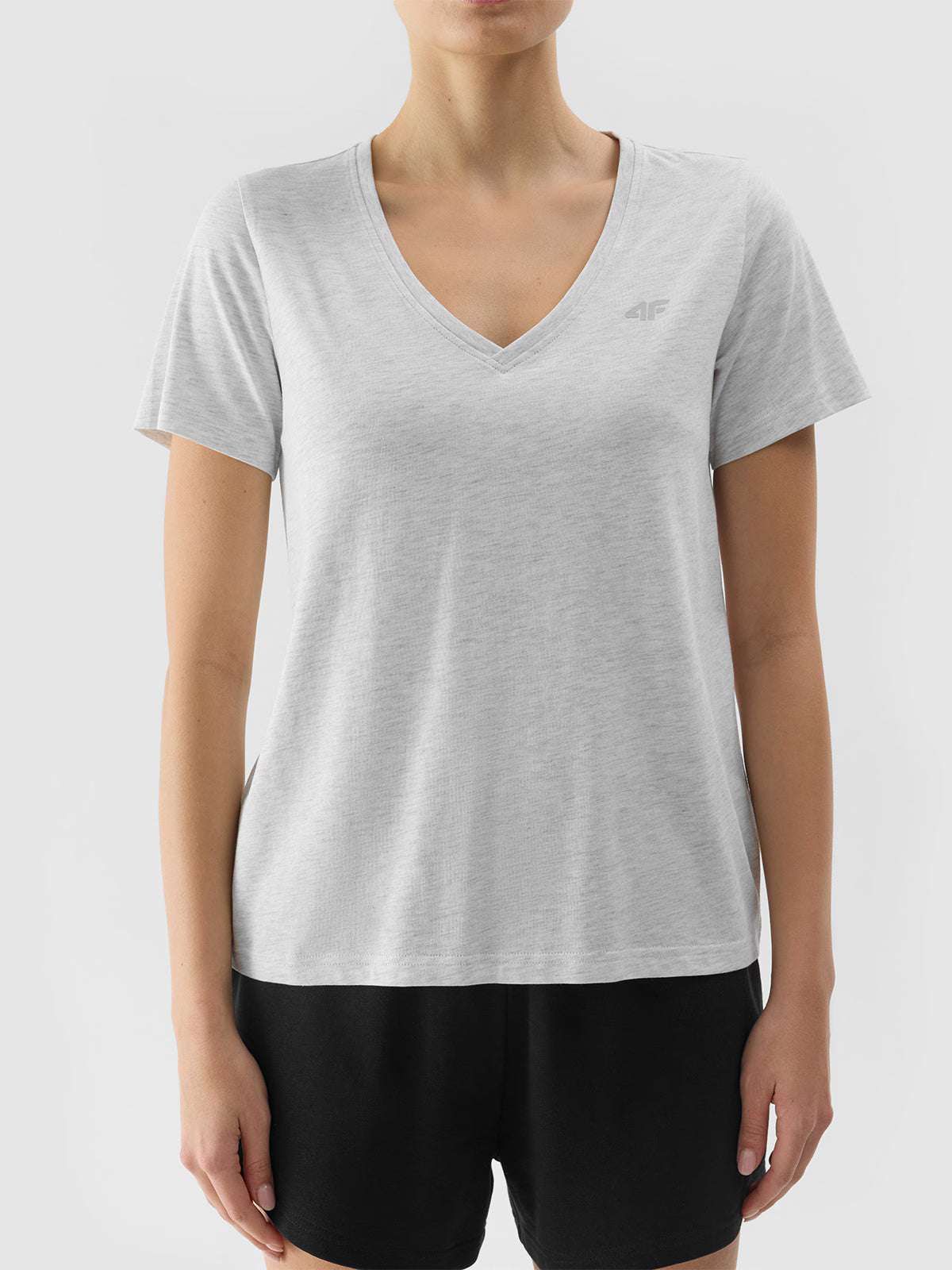 T-shirt gładki damski