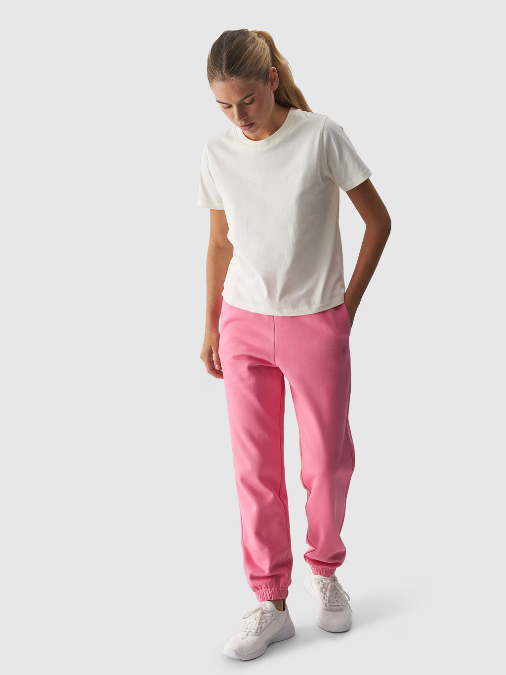 Spodnie dresowe joggery damskie