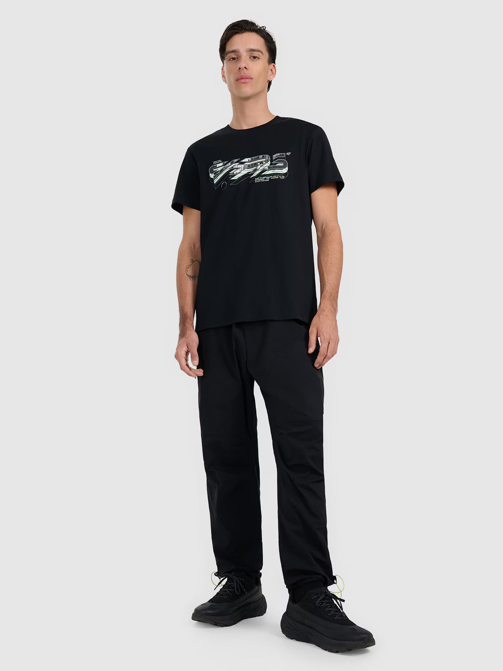 T-shirt regular z nadrukiem męski