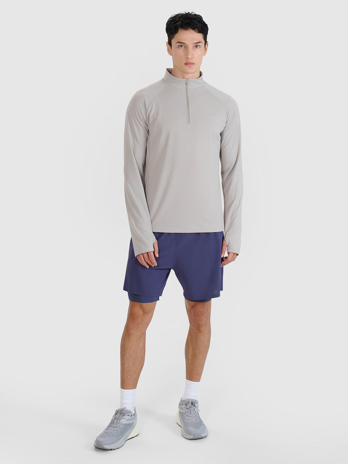 Longsleeve do biegania w terenie szybkoschnący męski