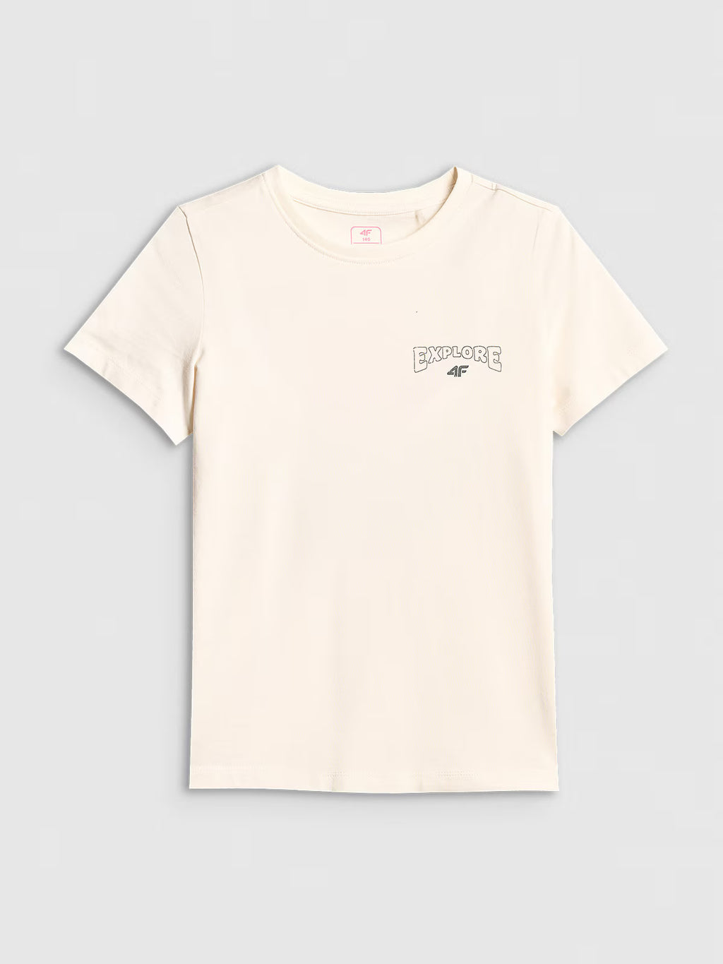 T-shirt regular z nadrukiem dziewczęcy