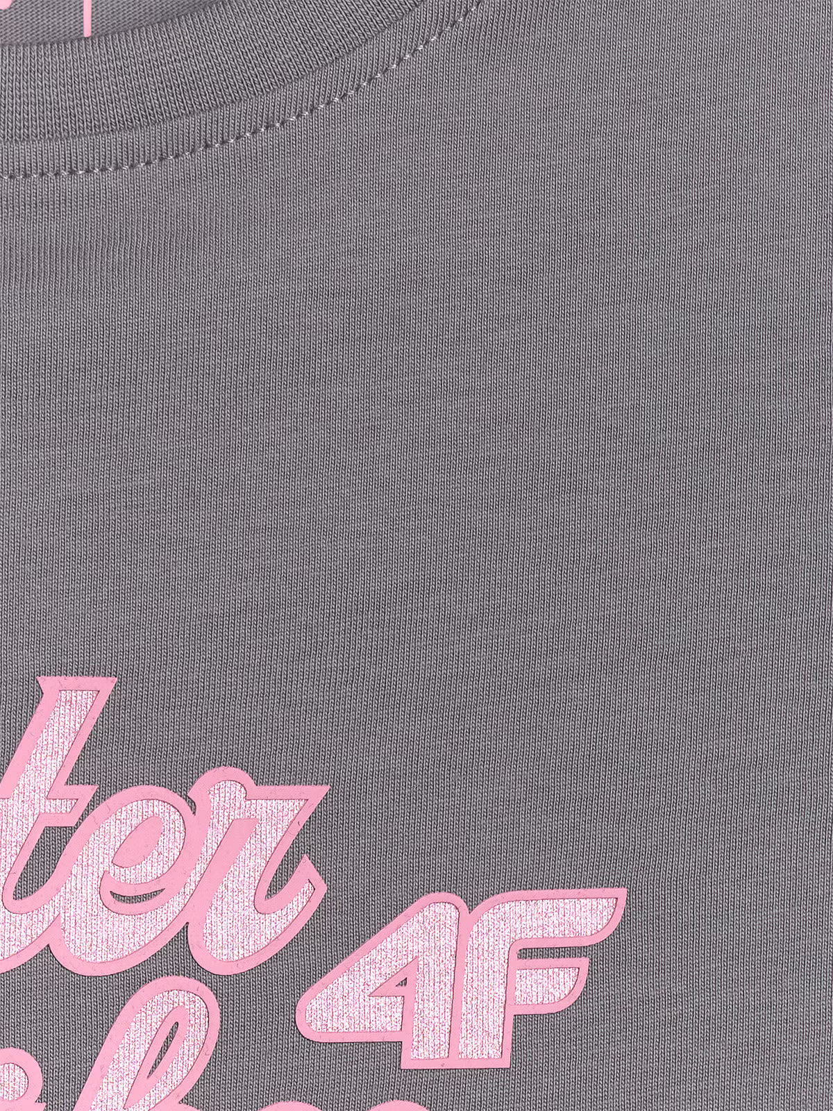 T-shirt regular z nadrukiem dziewczęcy