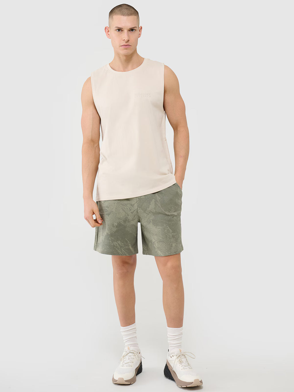 Tank top oversize męski