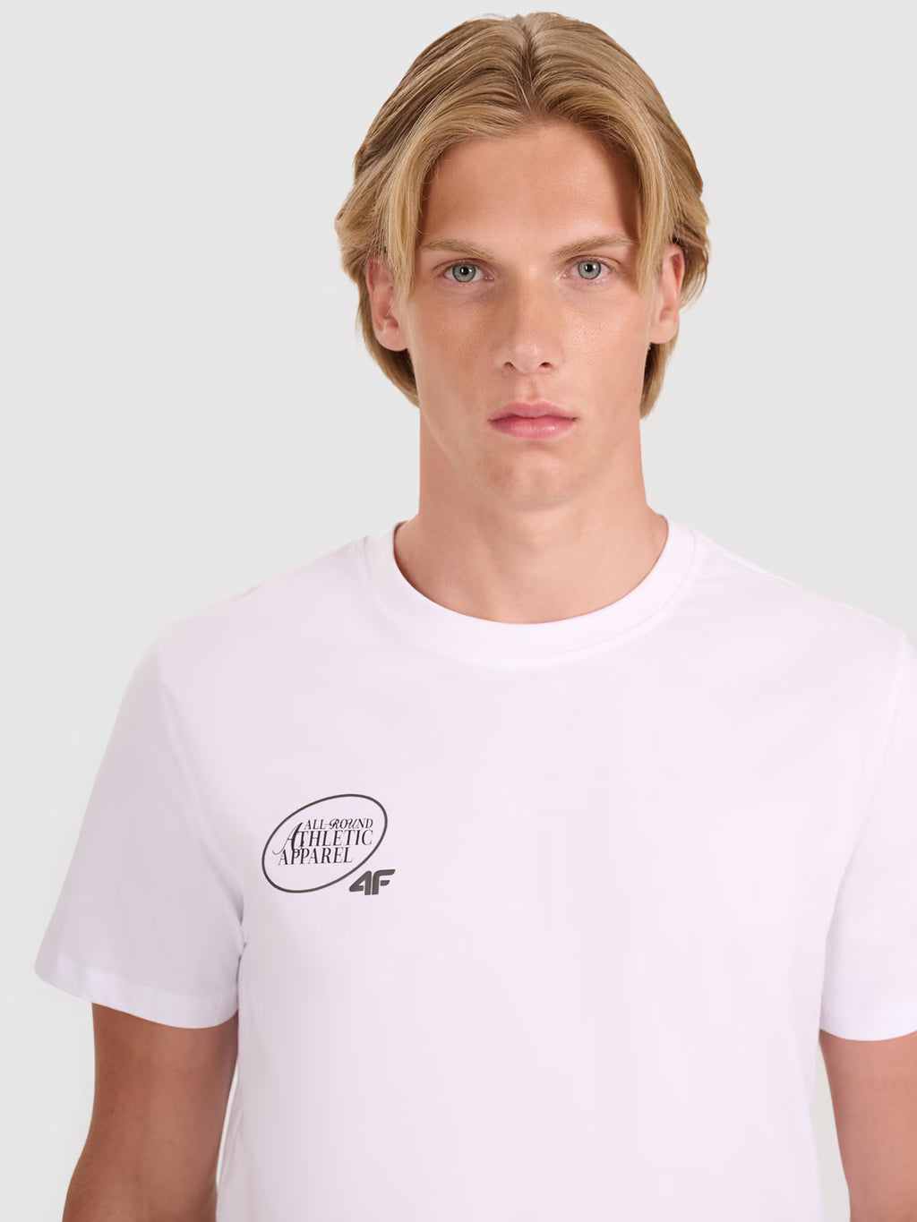 T-shirt regular z nadrukiem męski