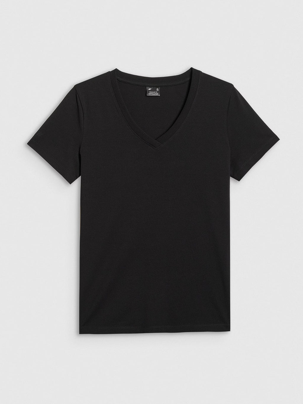 T-shirt regular gładki damski